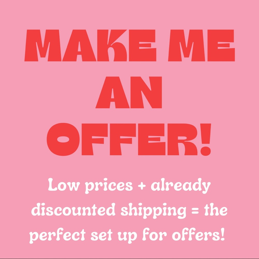 Or ❤️LIKE❤️ an item and I’ll send a sweet deal!